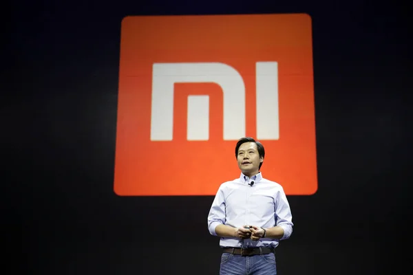 Lei Jun Předseda Představenstva Generální Ředitel Xiaomi Technologií Mluví Slavnostní — Stock fotografie