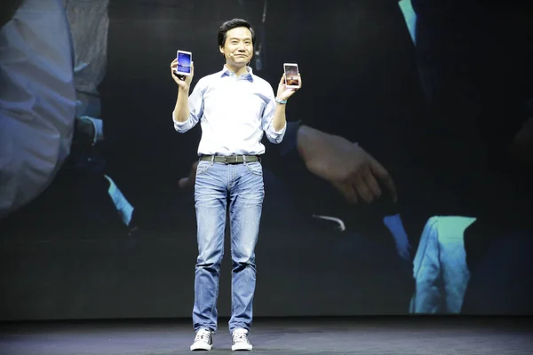 Lei Jun Presidente Ceo Xiaomi Technology Presidente Kingsoft Corp Pronuncia — Foto de Stock