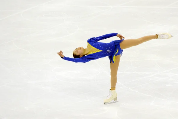 일본의 미야하라 상하이 Isu 스케이팅 선수권 2015의 프로그램 2015 — 스톡 사진