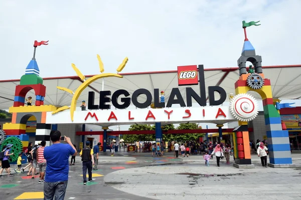 Turisti Visitano Legoland Malaysia Resort Nusajaya Johor Malesia Agosto 2015 — Foto Stock