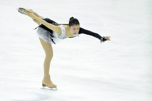 Kanako Murakami Japan Performs Ladies Free Skating Isu World Figure — Stock Photo, Image