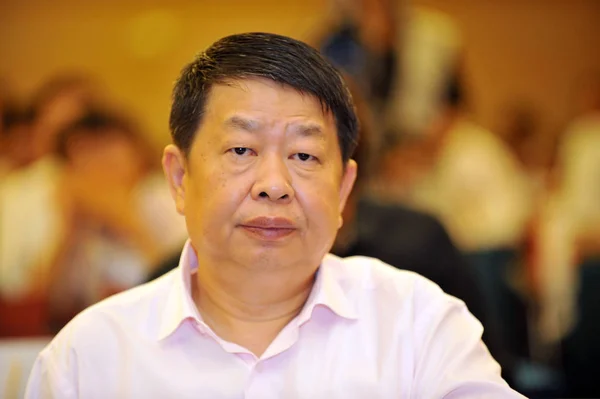 Chen Jinghe Presidente Zijin Mining Group Ltd Asiste Una Reunión — Foto de Stock