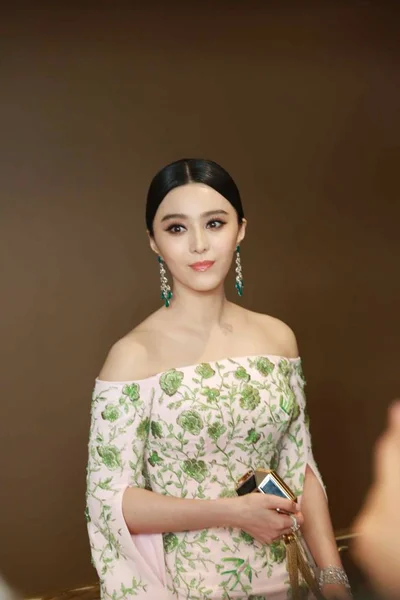 Attrice Cinese Fan Bingbing Posa Prima Della Cerimonia Apertura Del — Foto Stock