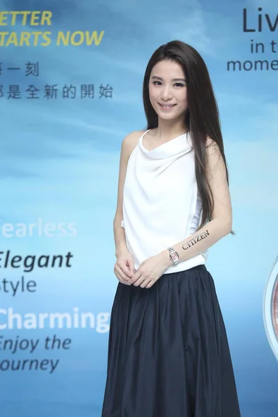 Певица Актриса Hebe Tien Chen Тайваньской Женской Группы Принимает Участие — стоковое фото