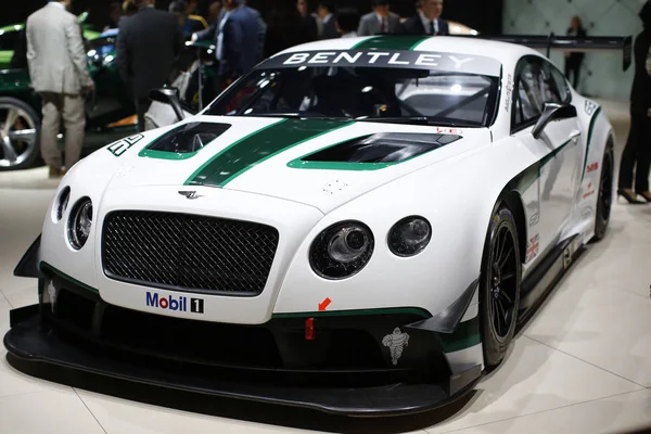 Bentley Gt3 Está Exibição Durante 16Th Shanghai International Automobile Industry — Fotografia de Stock