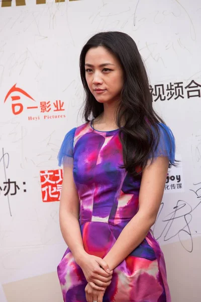 Čínská Herečka Tang Wei Představuje Červeném Koberci Pro Čína Film — Stock fotografie