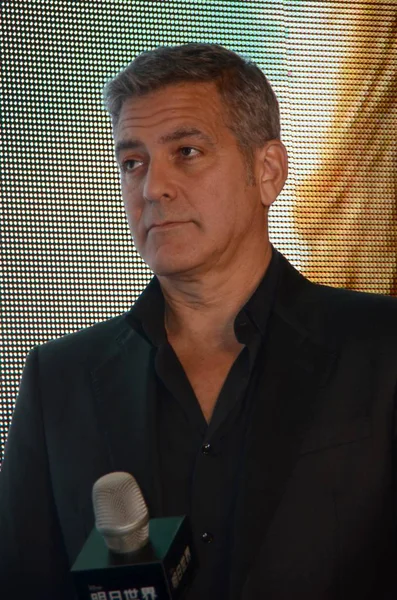 American Actor George Clooney Poses Fan Meeting Event His New — Stock Photo, Image