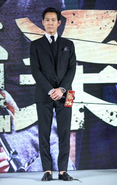 Actor Surcoreano Lee Jung Jae Asiste Una Conferencia Prensa Para — Foto de Stock
