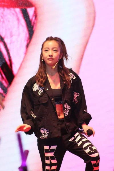 Actrice Chanteuse Japonaise Itano Tomomi Pose Lors 11E China International — Photo