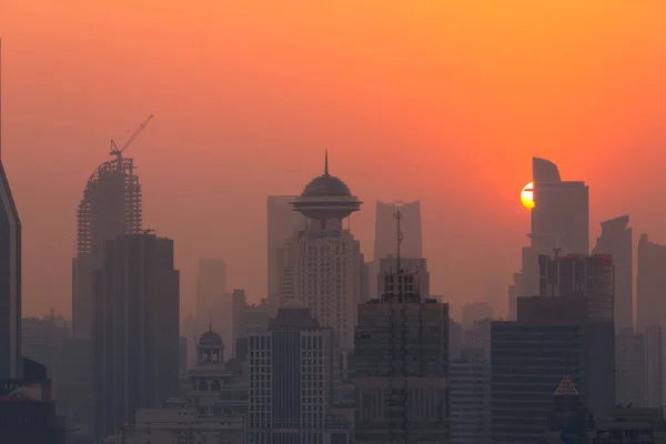 Вид Хмарочоси Багатоповерхових Будинків Пусі Шанхай Китай Травень 2015 — стокове фото