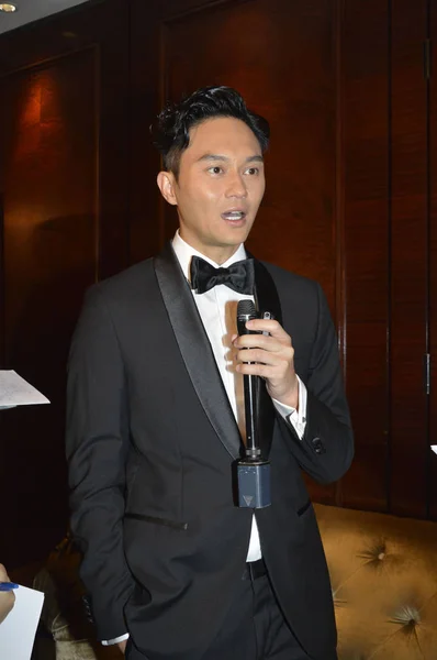 Hong Kong Actor Julian Cheung Speaks Launch Event New Titanic — Stock Photo, Image
