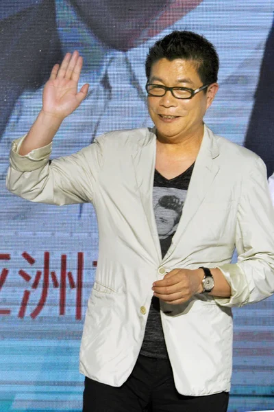 Wang Zhongjun Presidente Huayi Brothers Media Corporation Saluda Durante Una —  Fotos de Stock