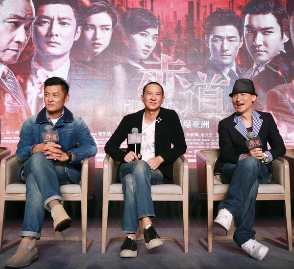 Hong Kong Şarkıcı Aktör Shawn Yue Nick Cheung Jacky Cheung — Stok fotoğraf