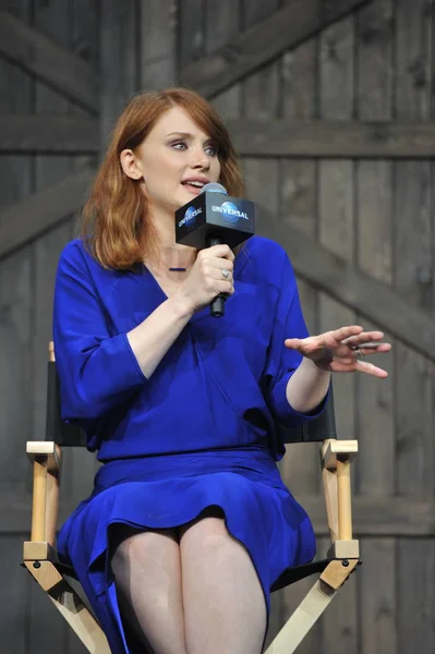 Attrice Americana Judy Greer Interviene Durante Una Conferenza Stampa Suo — Foto Stock