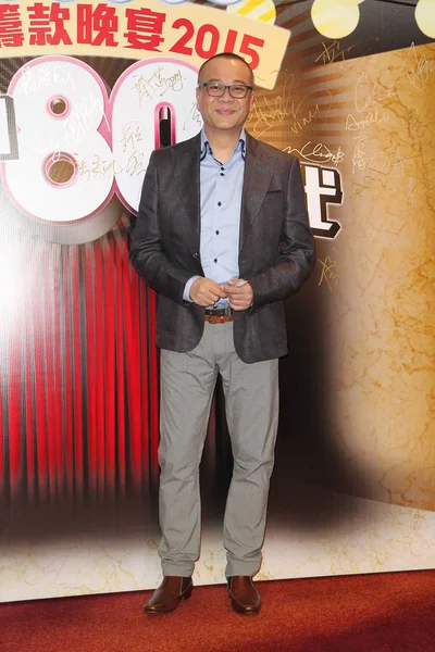 Acteur Hong Kong Bobby Yeung Tsan Pose Alors Arrive Pour — Photo