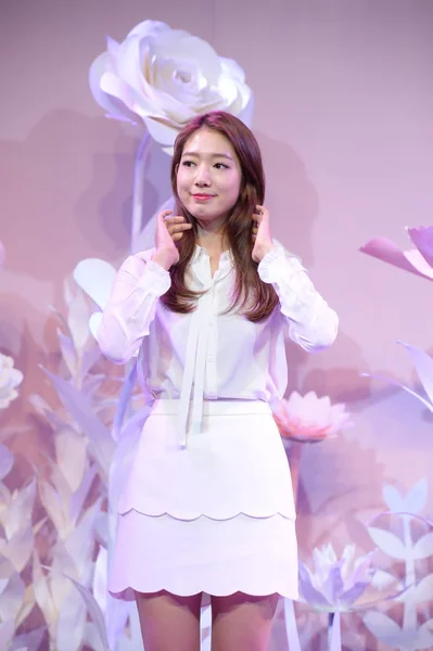 Actriz Surcoreana Park Shin Hye Posa Durante Evento Promocional Para — Foto de Stock