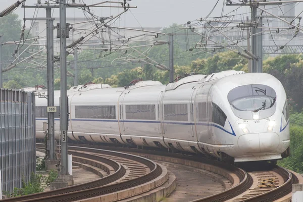 Tren Bala File Crh China Railway High Speed Viaja Por — Foto de Stock