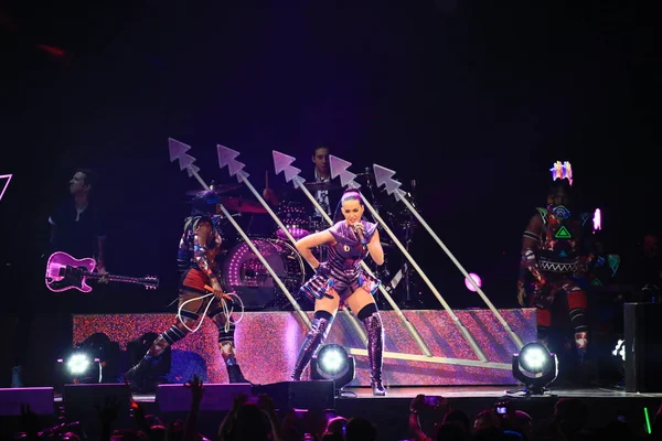 Cantora Americana Katy Perry Apresenta Concerto Xangai Sua Prismatic World — Fotografia de Stock