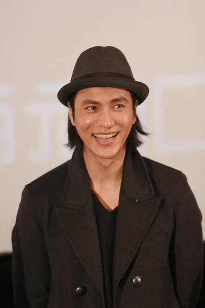 Chinese Actor Chen Kun Laughs Fan Meeting His New Movie — Stock Photo, Image