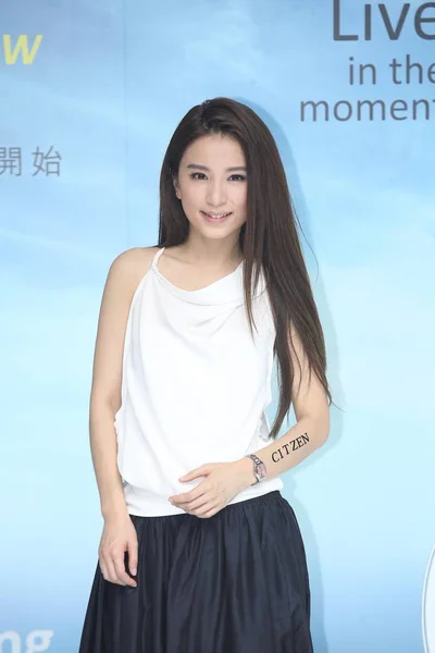 Cantante Actriz Hebe Tien Chen Del Grupo Femenino Taiwanés Asiste — Foto de Stock