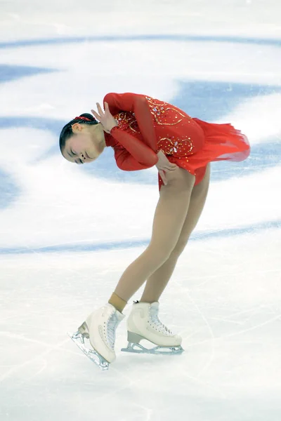 Satoko Miyahara Japan Performs Ladies Free Skating Isu World Figure — Stock Photo, Image