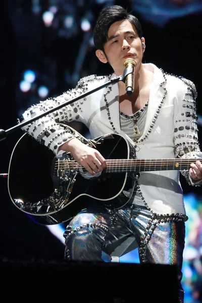 Taiwanesiska Sångaren Jay Chou Utför Shenyang Konserten Hans Opus Jay — Stockfoto