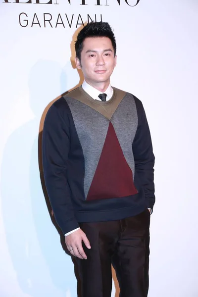 Der Chinesische Schauspieler Chen Posiert Bei Seiner Ankunft Für Eine — Stockfoto