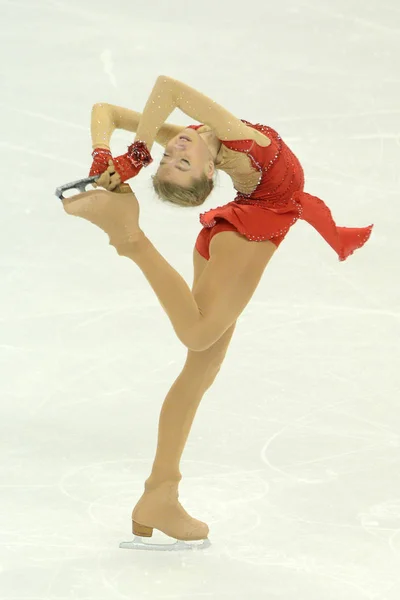 Elena Radionova Rusia Realiza Durante Programa Corto Damas Del Campeonato — Foto de Stock