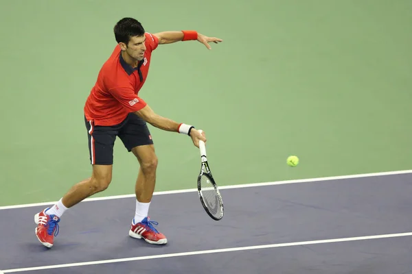 Novak Djokovic Van Servië Weer Een Schot Andy Murray Van — Stockfoto