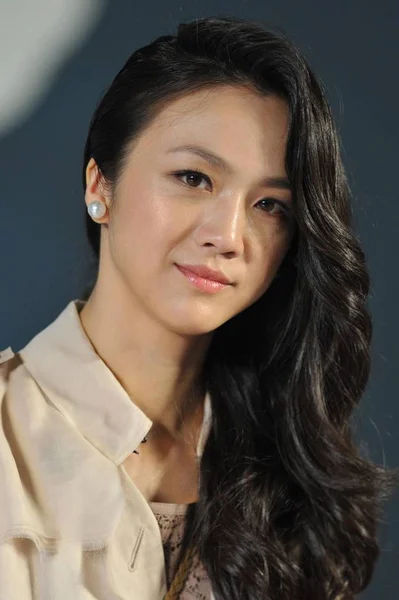 Actriz China Tang Wei Asiste Una Conferencia Prensa Para Película — Foto de Stock