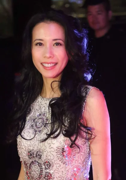 Hong Kong Sängerin Und Schauspielerin Karen Mok Posiert Während Der — Stockfoto