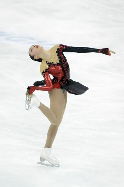 일본의 2015 상하이 Isu 스케이팅 선수권 2015의 스케이팅 — 스톡 사진