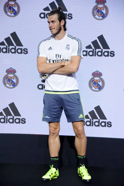 Gareth Bale Real Madrid Apresenta Evento Reunião Fãs Durante Copa — Fotografia de Stock
