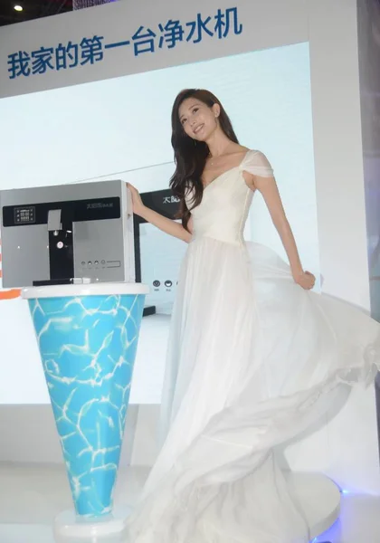 Taiwanesisches Model Und Schauspielerin Lin Chi Ling Nimmt Einer Werbeveranstaltung — Stockfoto