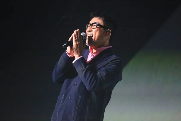 Ταϊβανικός Τραγουδιστής Τραγουδοποιός Και Παραγωγός Jonathan Lee Παρακολουθεί Ένα All — Φωτογραφία Αρχείου