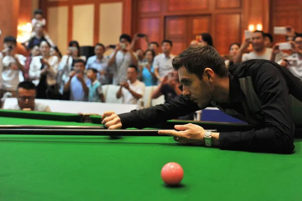 Mark Selby Anglia Játszik Egy Lövés Egy Tömeg Választás Országos — Stock Fotó