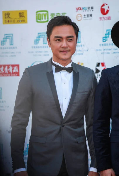 Actor Taiwanés Ming Dao Posa Alfombra Roja Para 3Er Festival — Foto de Stock
