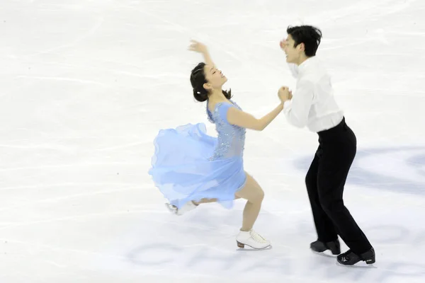 Maia Shibutani Alex Shibutani Van Verenigde Staten Voeren Tijdens Ice — Stockfoto