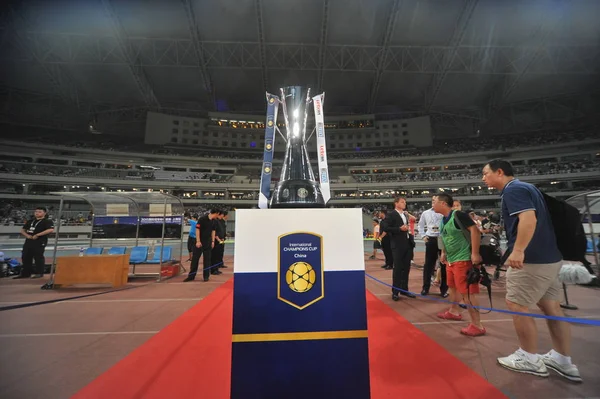 Trofee Voor Spelen Van China Van International Champions Cup 2015 — Stockfoto