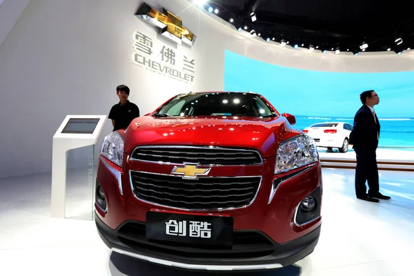 Chevrolet Trax Suv Shanghai Ett Joint Venture Mellan Saic Motor — Stockfoto
