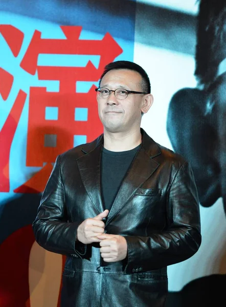 Chiński Reżyser Jiang Wen Bierze Udział Ceremonii Otwarcia Retrospektywna Wystawa — Zdjęcie stockowe