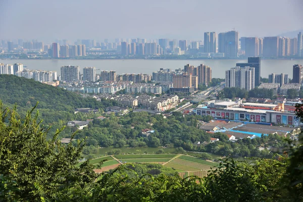 Aerial View Buildings West Lake Hangzhou City East China Zhejiang — Stock Photo, Image