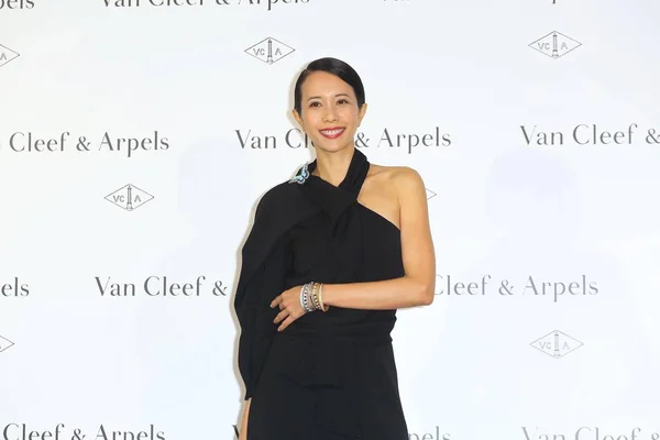 Cantante Actriz Hong Kong Karen Mok Posa Durante Exposición Joyas —  Fotos de Stock