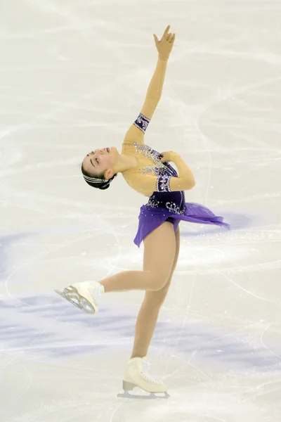 Rika Hongo Japón Realiza Durante Programa Corto Damas Del Campeonato — Foto de Stock