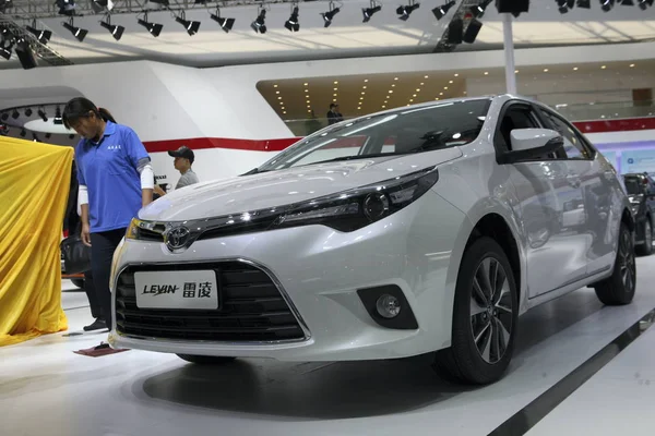 Una Toyota Levin Esposta Durante Dodicesima Mostra Internazionale Dell Automobile — Foto Stock