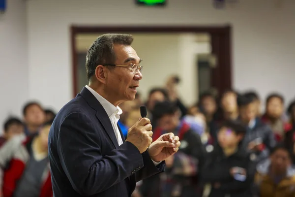 Economista Chino Justin Lin Yifu Economista Jefe Vicepresidente Senior Del — Foto de Stock