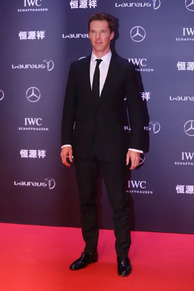 Βρετανός Ηθοποιός Benedict Cumberbatch Θέτει Στο Κόκκινο Χαλί Για Την — Φωτογραφία Αρχείου