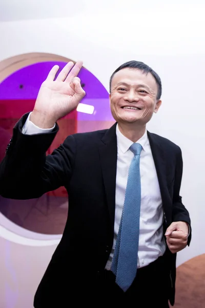 Jack Yun Presidente Alibaba Group Reacciona Centro Medios Del Tmall —  Fotos de Stock