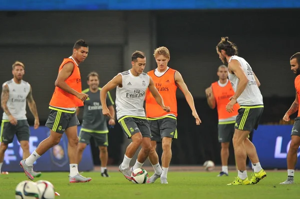 Players Real Madrid Take Part Training Session Shanghai China July — Stock Photo, Image