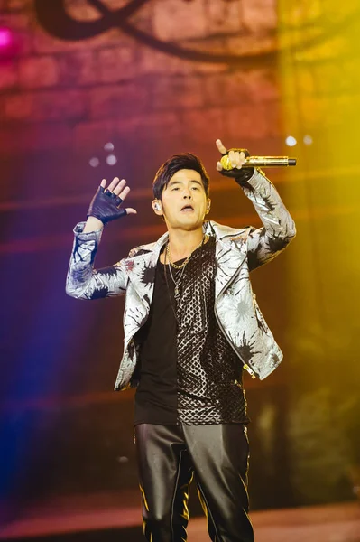 Taiwanesiska Sångaren Jay Chou Utför Prisutdelningen För Den Kina Music — Stockfoto